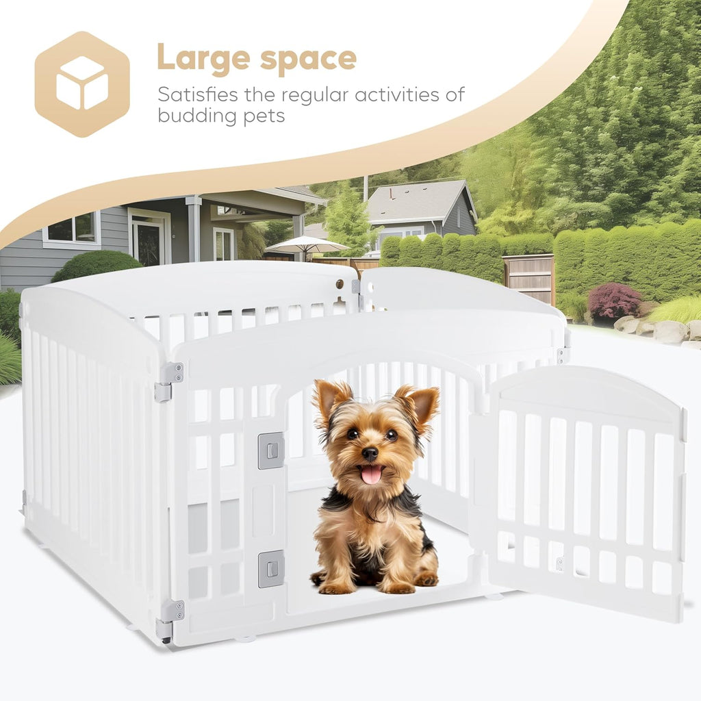 Dog Playpen Secure Foldable Fence