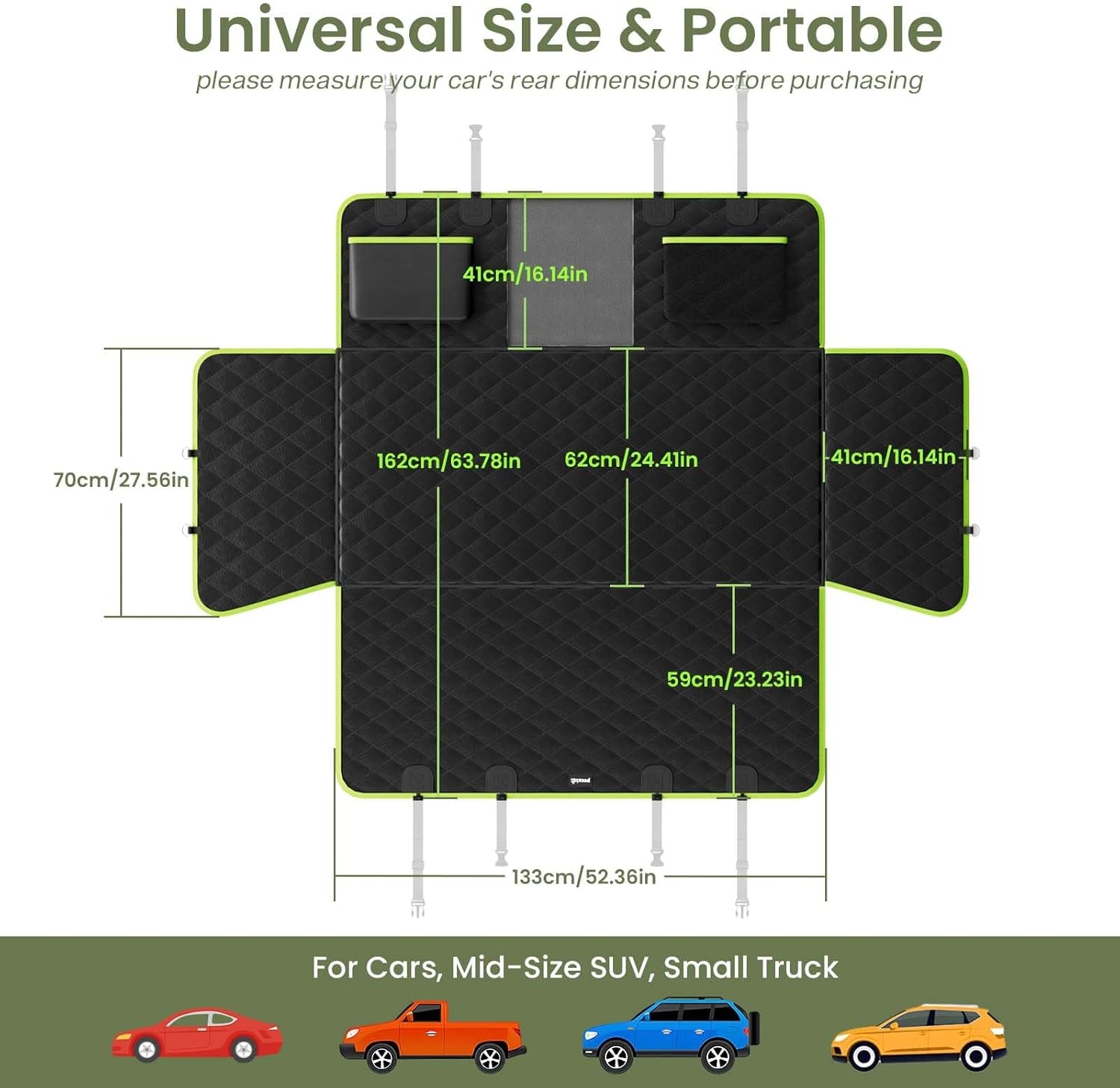 Dog Car Seat Cover Extender